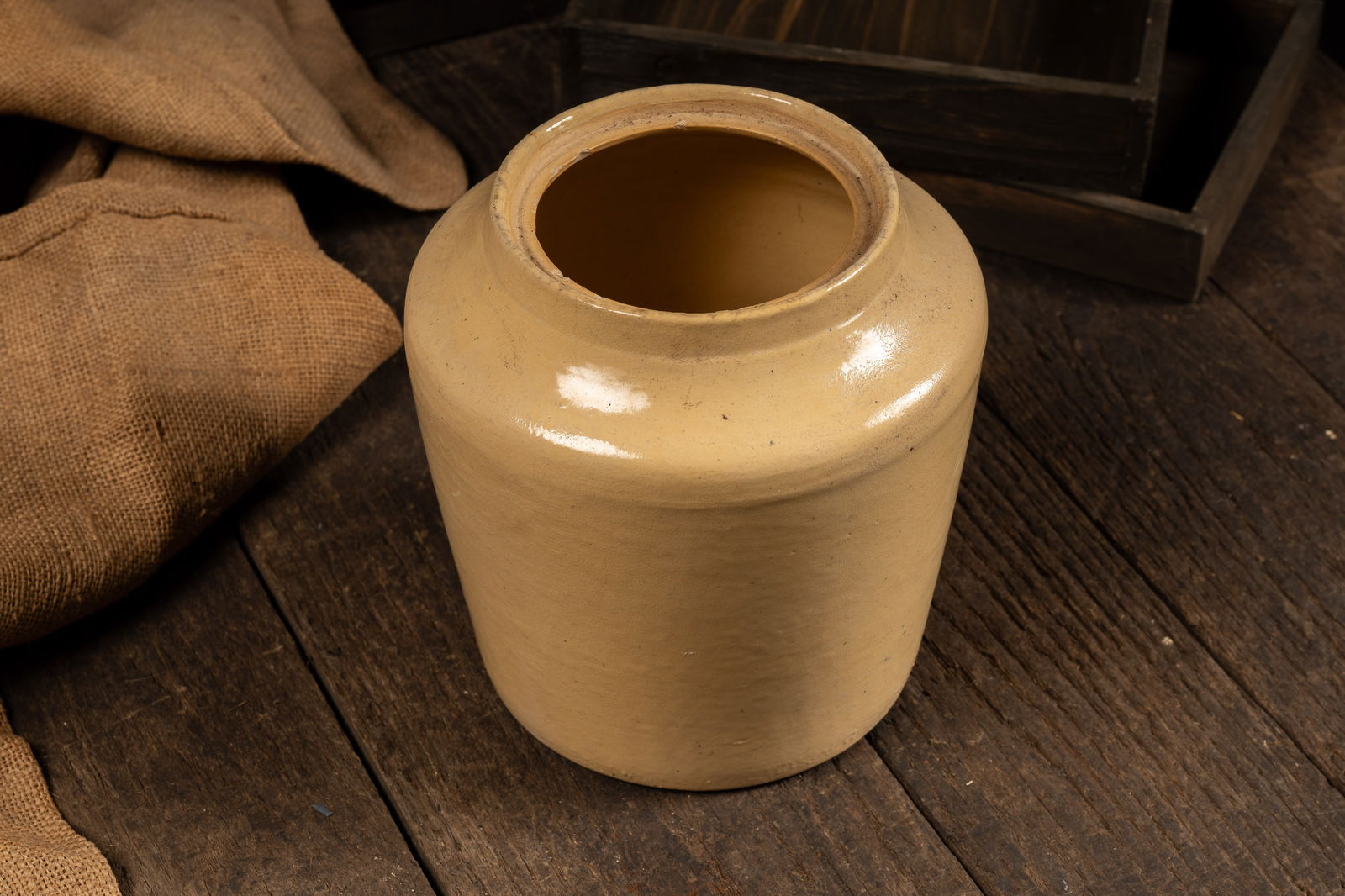 Red Wing Saffron Stoneware Crock - 6