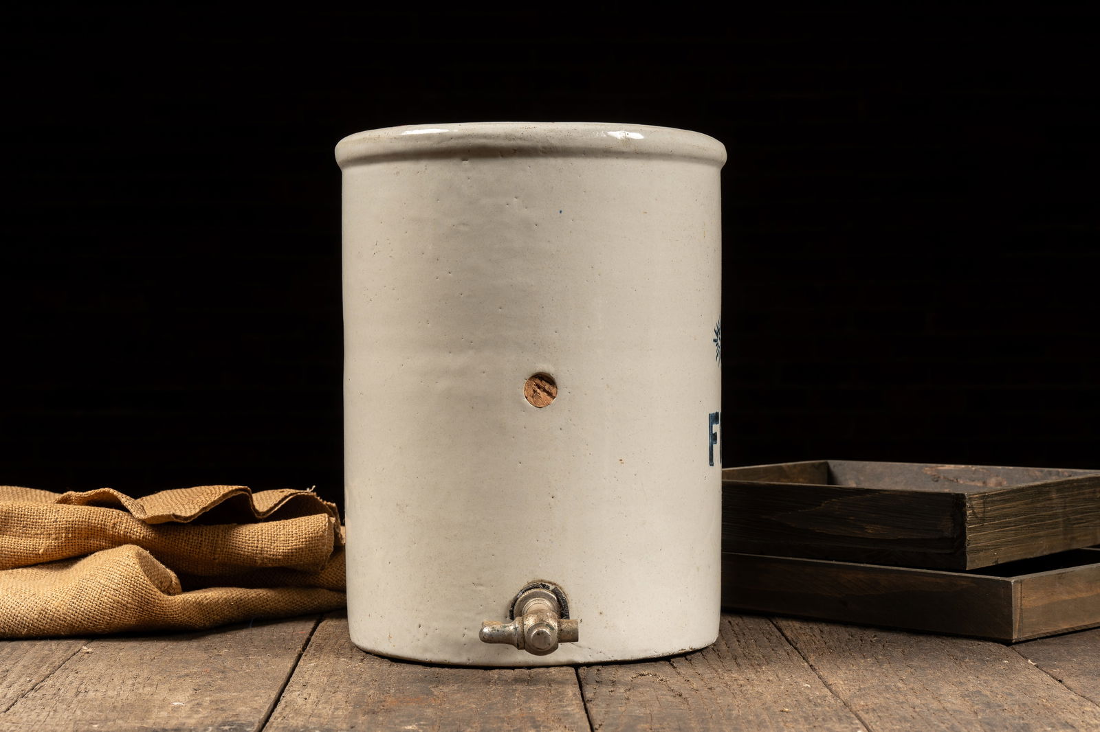 Sparkler Vacuum Filter Stoneware Crock - 2