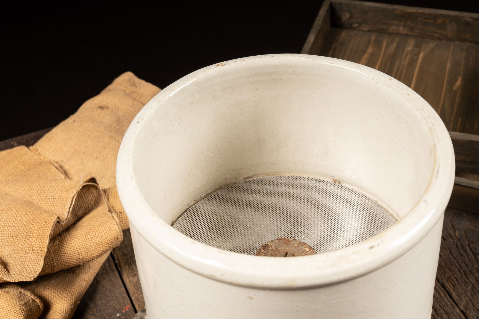 Sparkler Vacuum Filter Stoneware Crock - 5