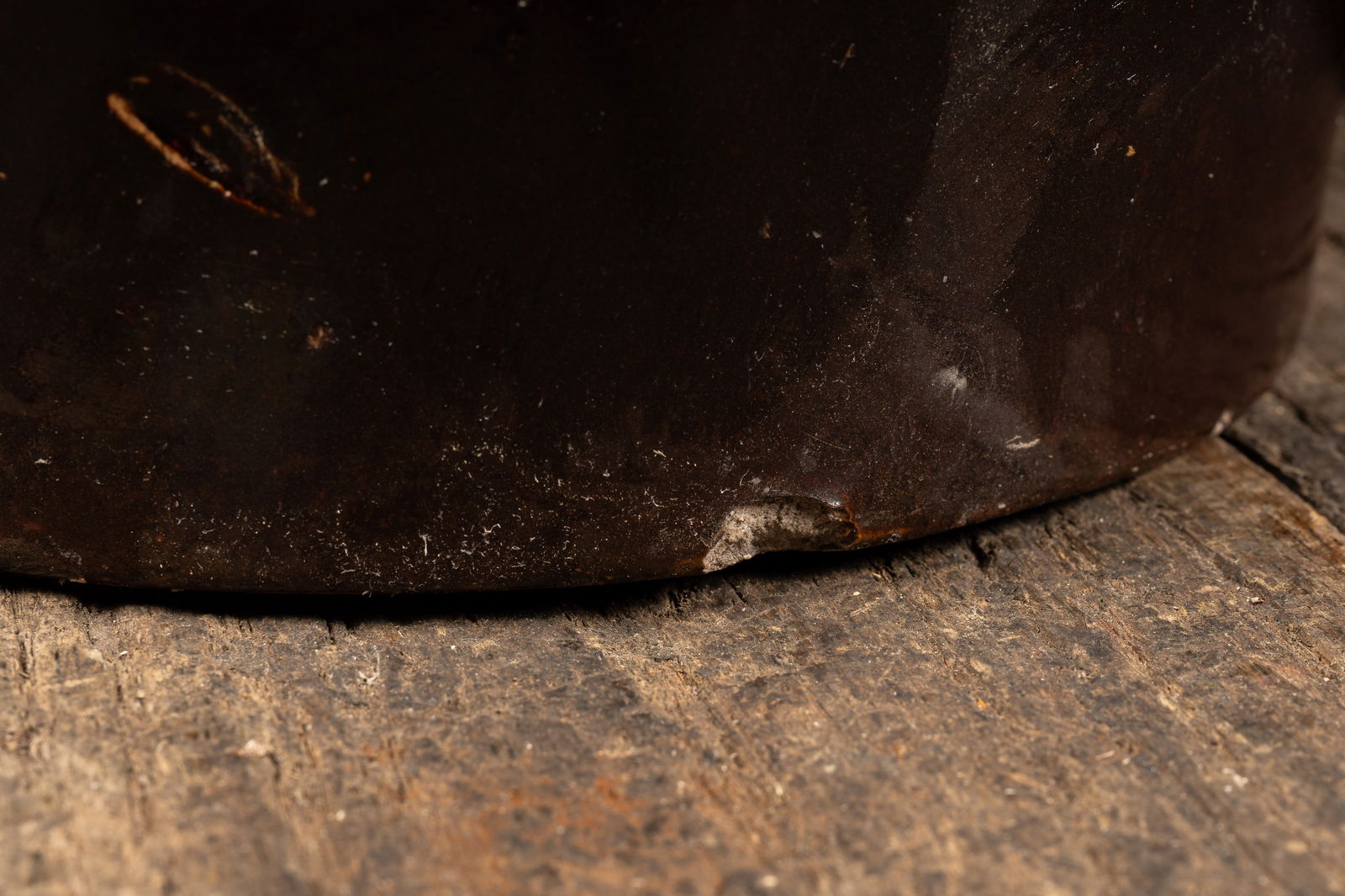 Dark Brown Stoneware Crock Jug - 5