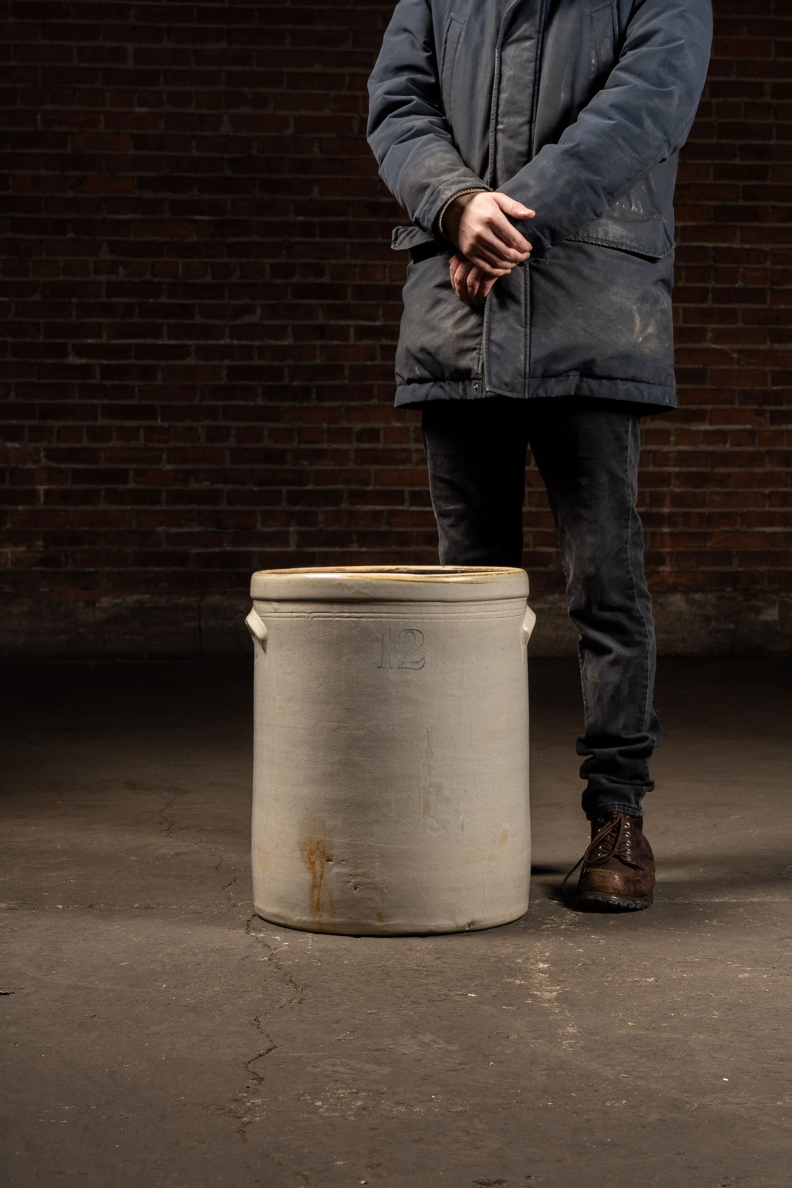 12 Gal. Stoneware Crock - 2