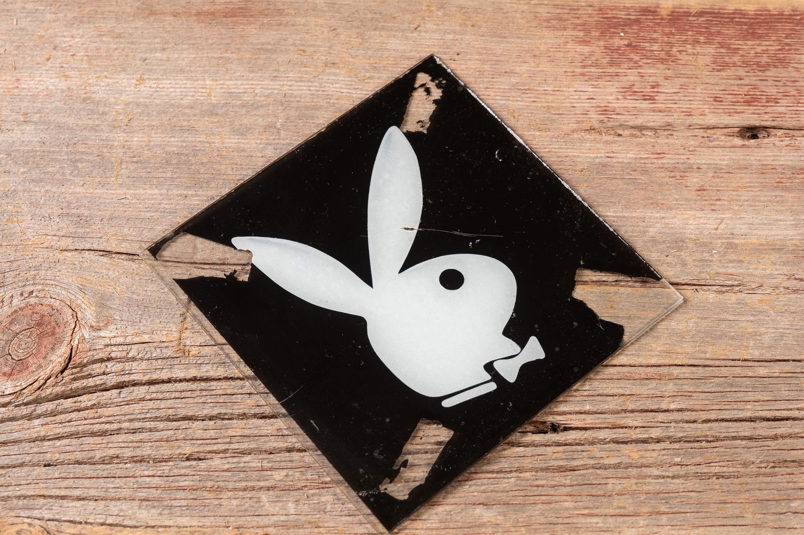 Glass Playboy Bunny Panel - 2