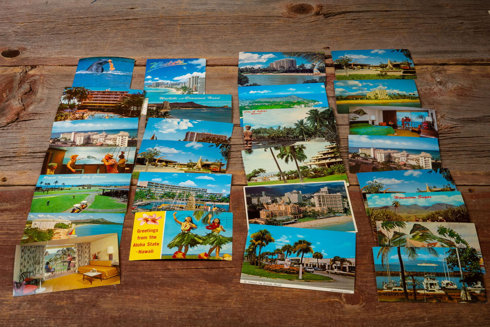 Large Vintage Hawaii Postcard Lot (1 of 1)