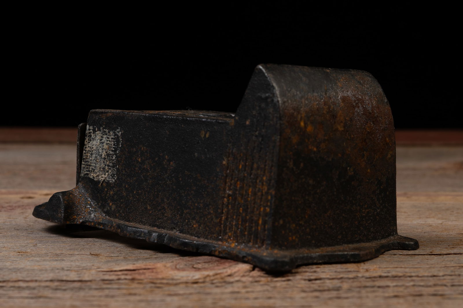 Cast Iron Wall Mount Match Safe - 5