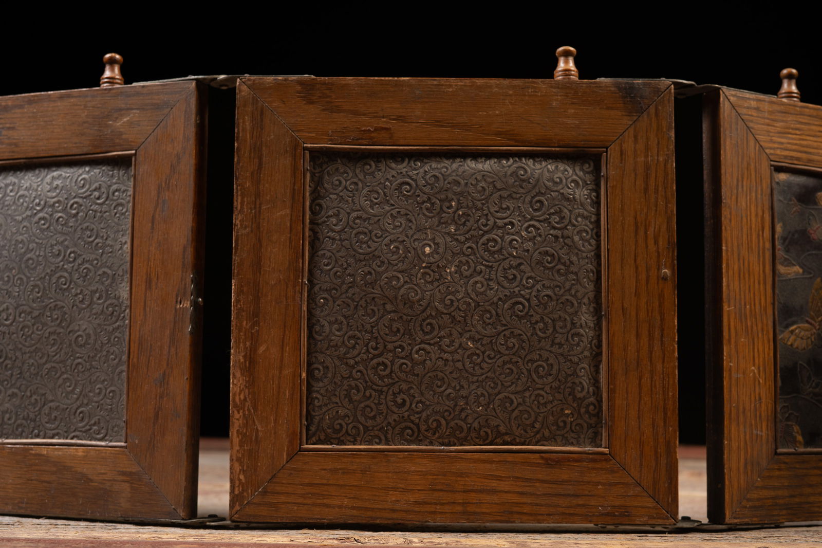 Victorian Tri-Fold Vanity Mirror - 4