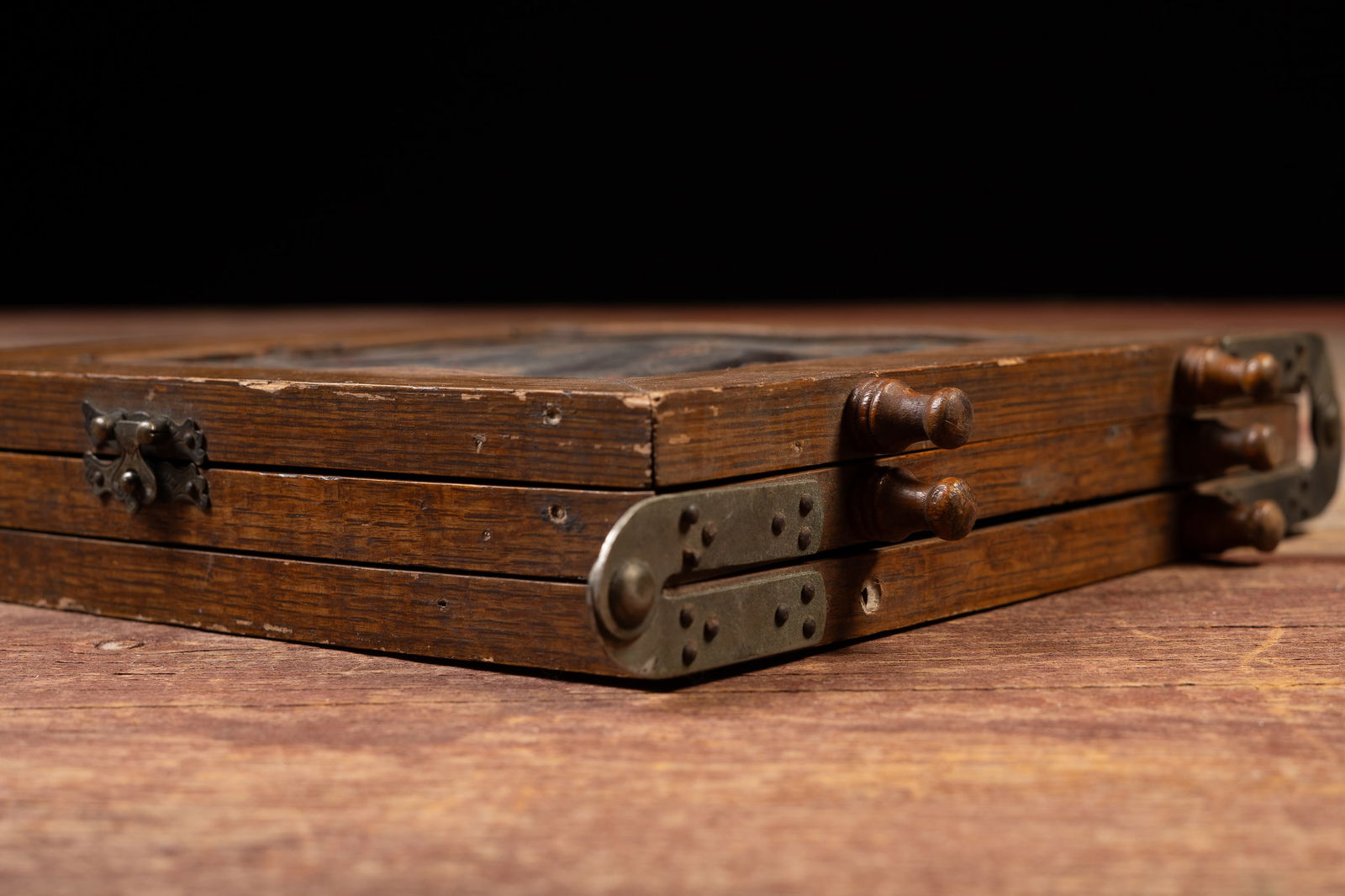 Victorian Tri-Fold Vanity Mirror - 8