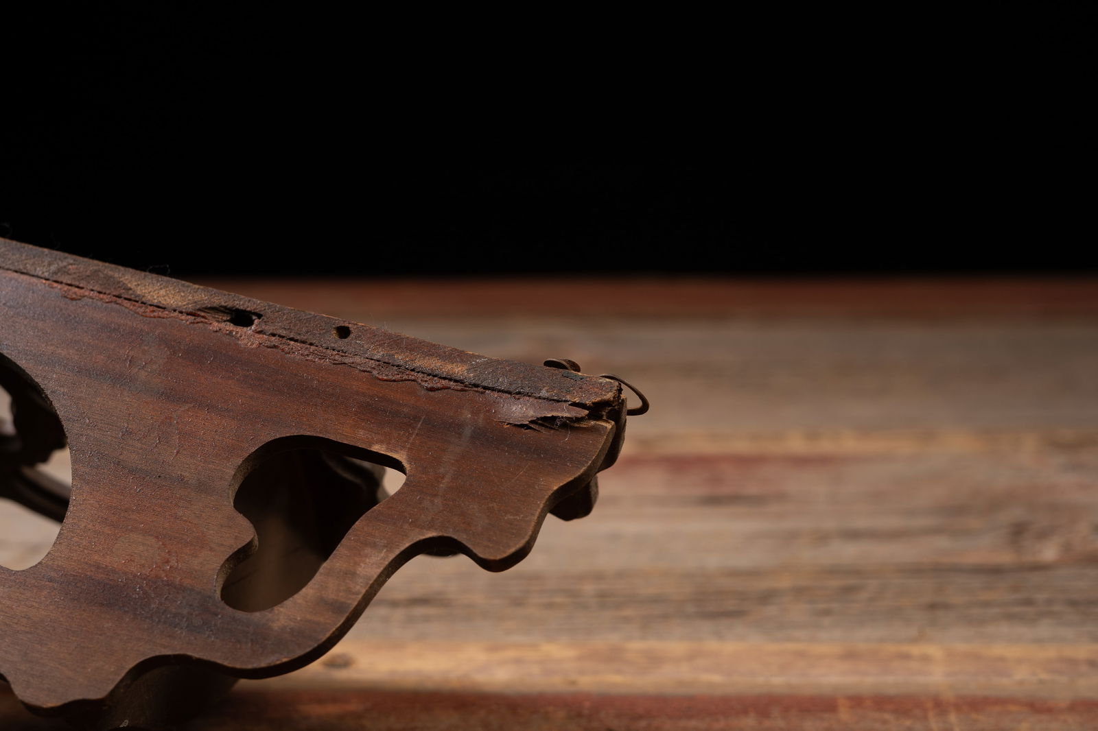 Victorian Three-Tier Scroll-Cut Corner Shelf - 3