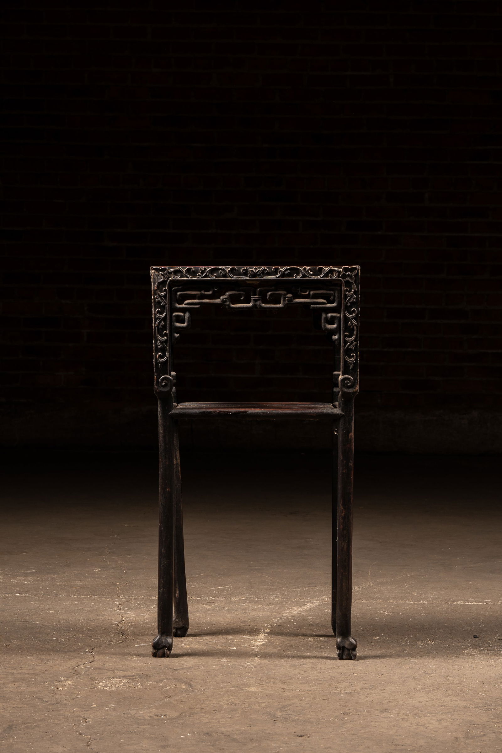 Red Stone Top Side Table - 5