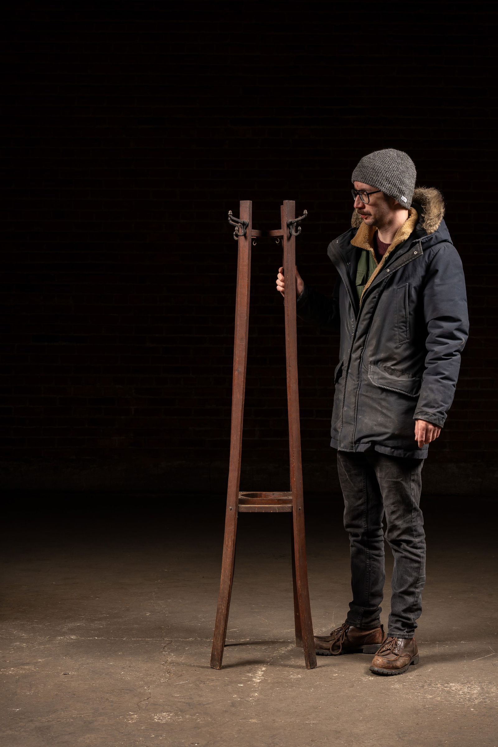 Craftsman Era Coat Rack - 5