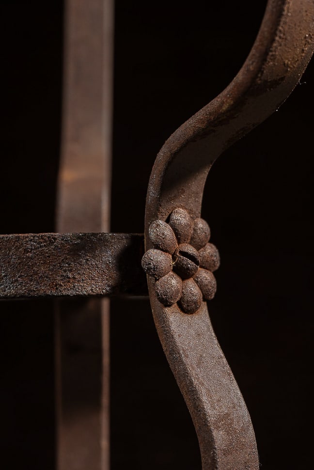 Wrought Iron Floor Stand - 4