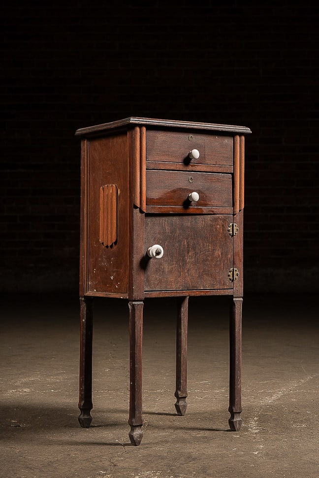 Wood Bedside Cabinet - 2