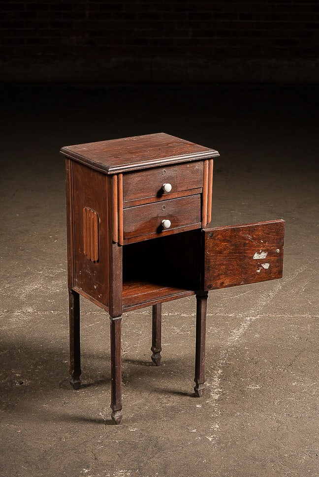 Wood Bedside Cabinet - 5