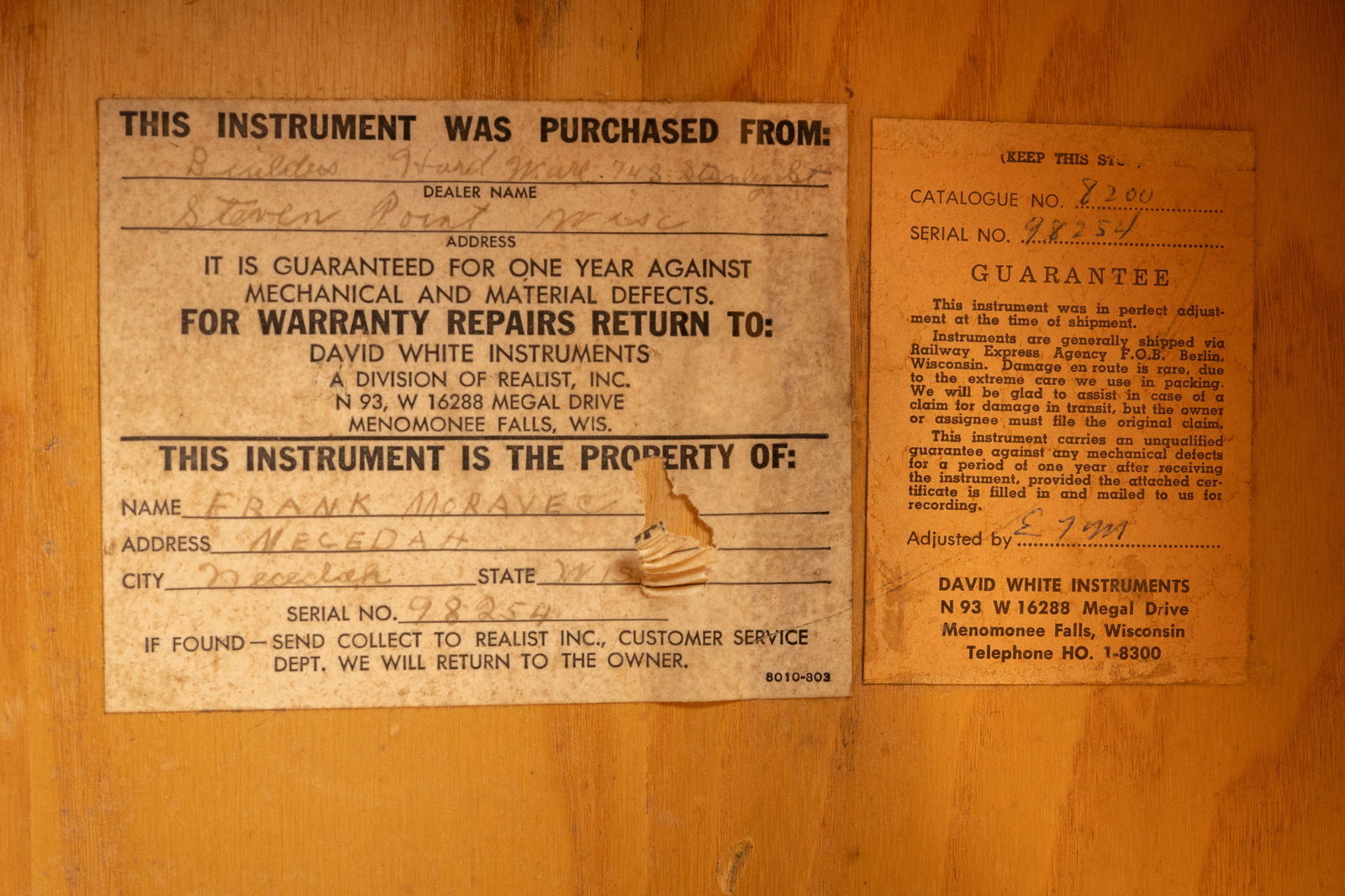 Vintage 8200 Surveyor's Transit Level - 15