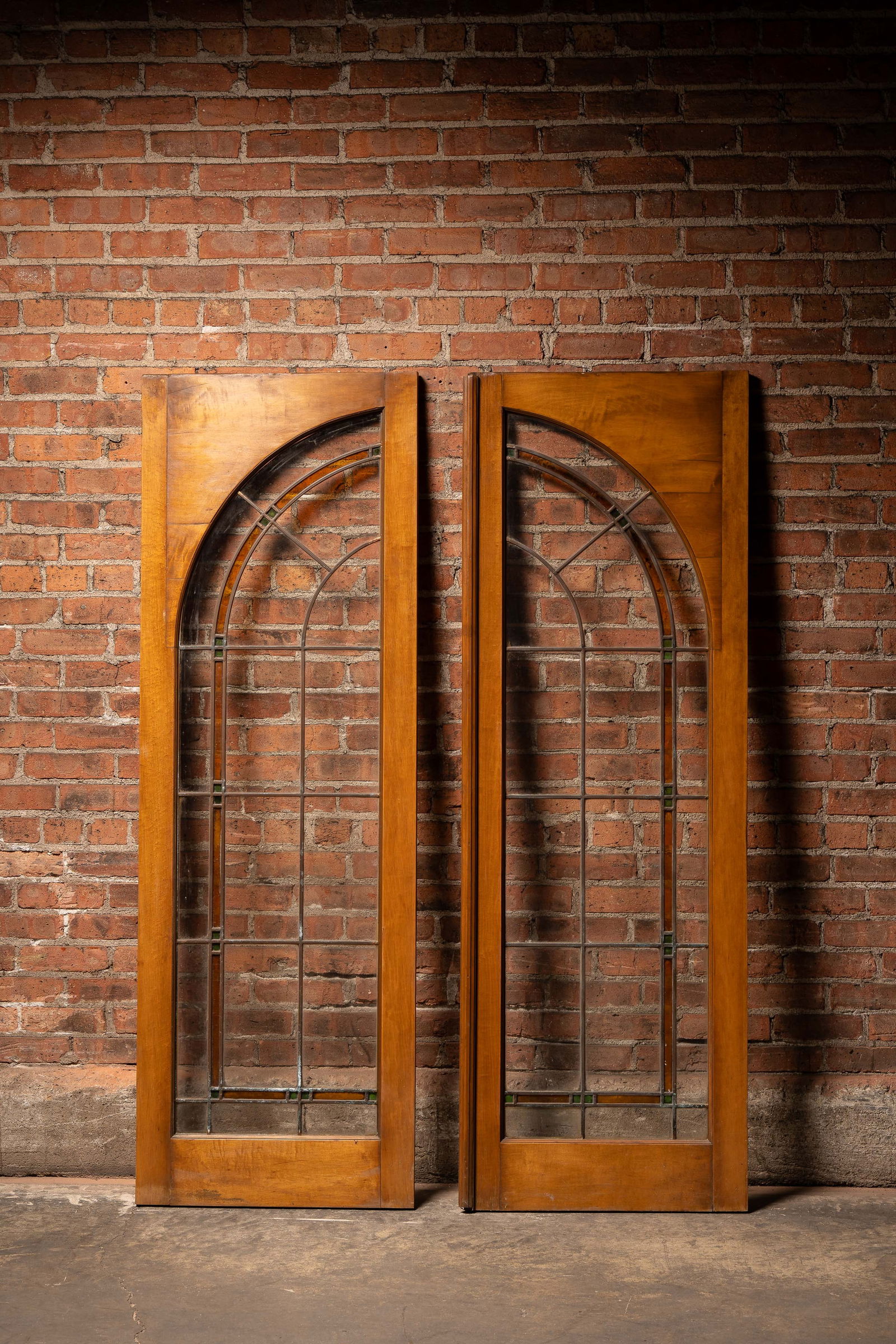 Set Of Two Art Deco Stained Glass Doors (1 of 17)