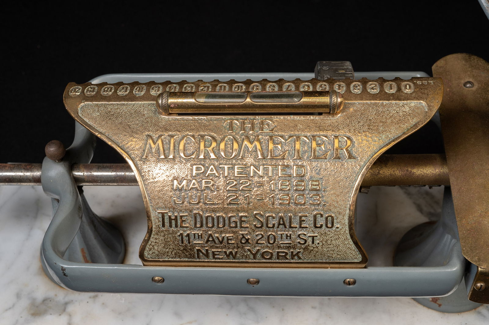 The â€?Micrometerâ€? Patent Counter Scale - 5
