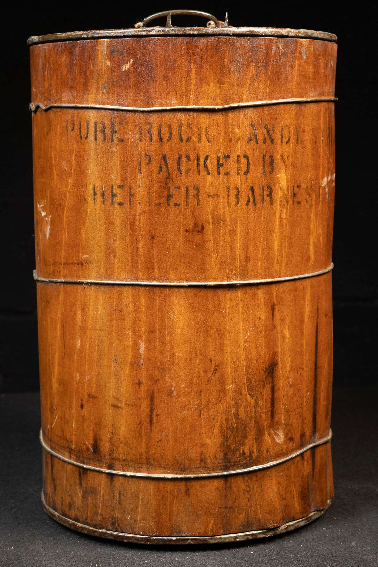 Antique Rock Candy Syrup Wooden Shipping Canister (1 of 7)