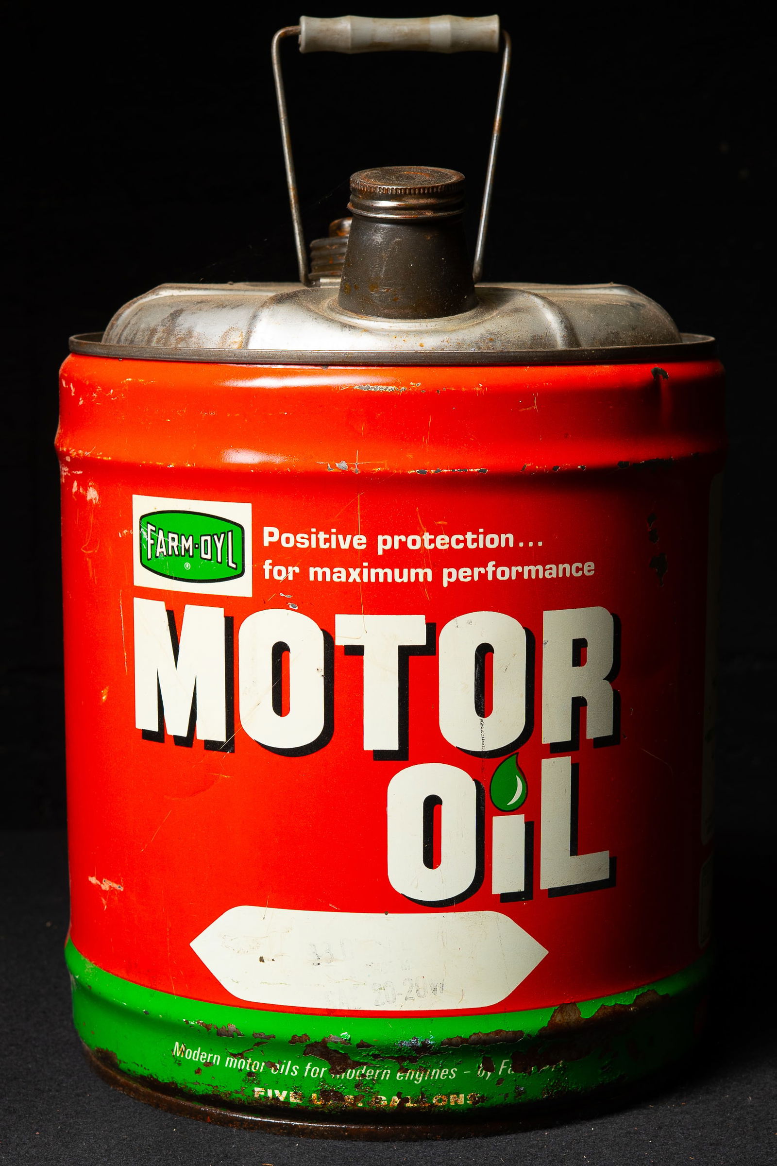 Vintage Farm-Oyl Motor Oil Can (1 of 7)