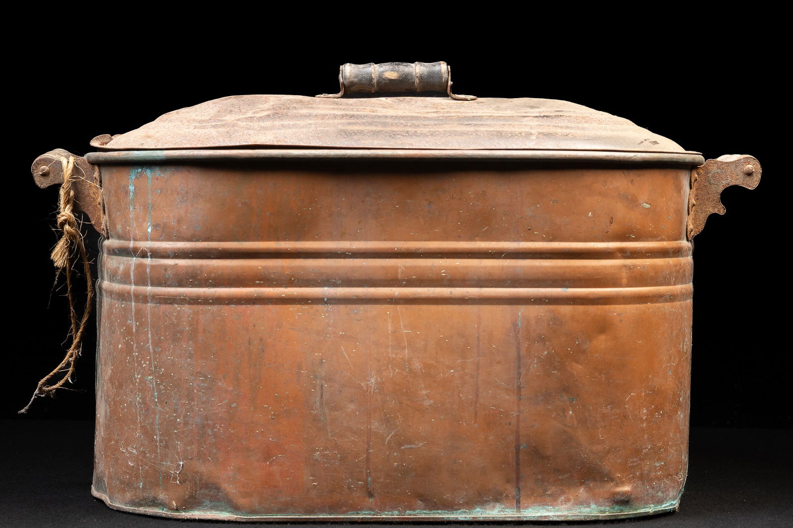 Primitive Copper Boiler or Wash Basin (1 of 10)