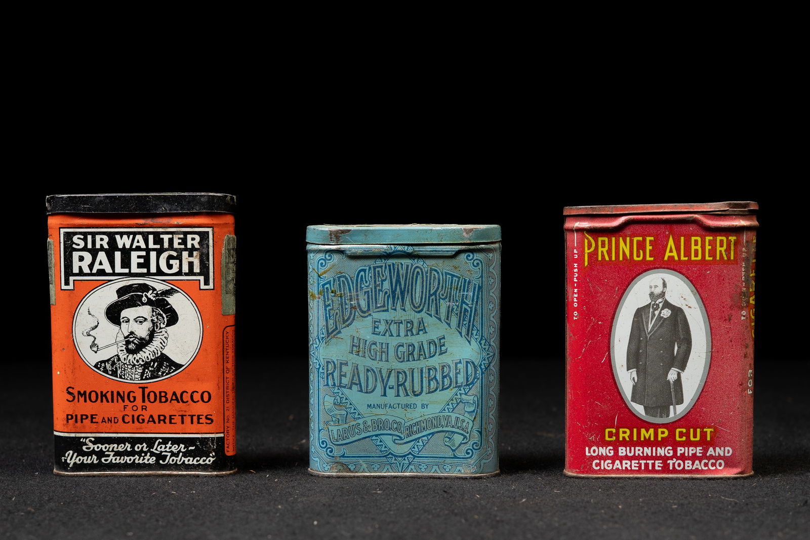 Three Assorted Vintage Pipe Tobacco Tins (1 of 3)