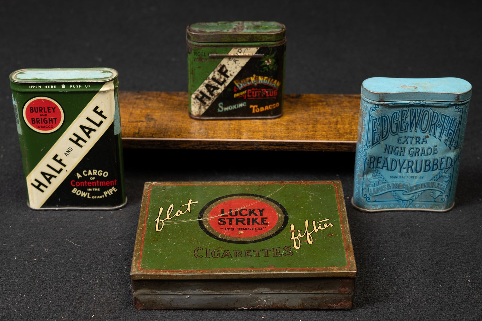 Vintage Asst. Tobacco & Cigarette Advertising Tins (1 of 5)