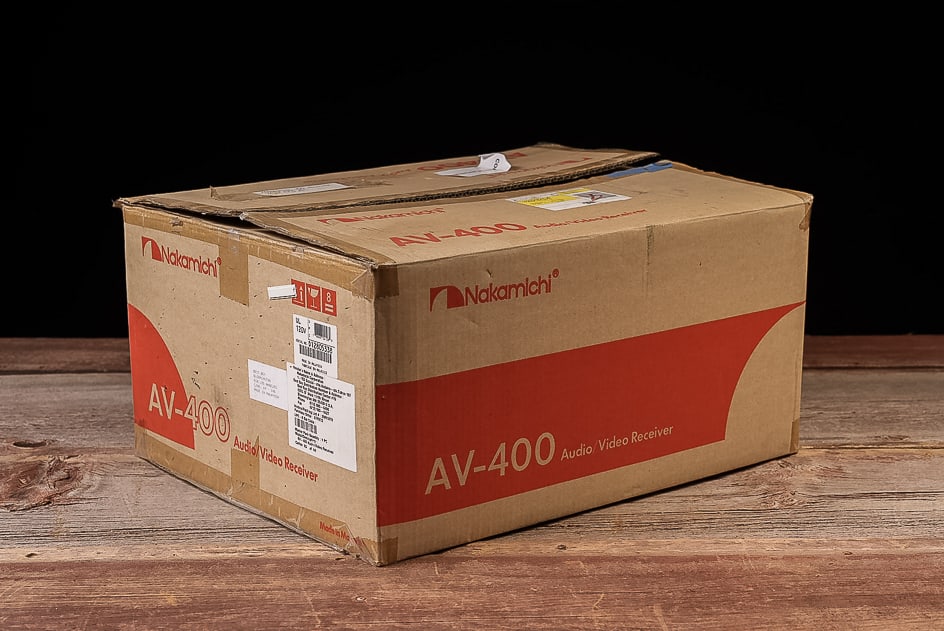 Nakamichi AV-400 AV Receiver - New Old Stock: **NOTE: Any shipping quotes provided on this screen are provided by Live Auctioneers. For an in-house shipping quote on this lot, please reach out to us at rockauctiongallery@gmail.com.** 