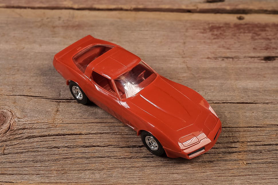 Chevrolet Corvette Plastic Toy Car (1 of 7)