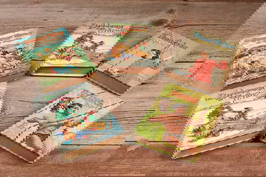 Lot of 5 Juvenile Adventure Books (1 of 7)