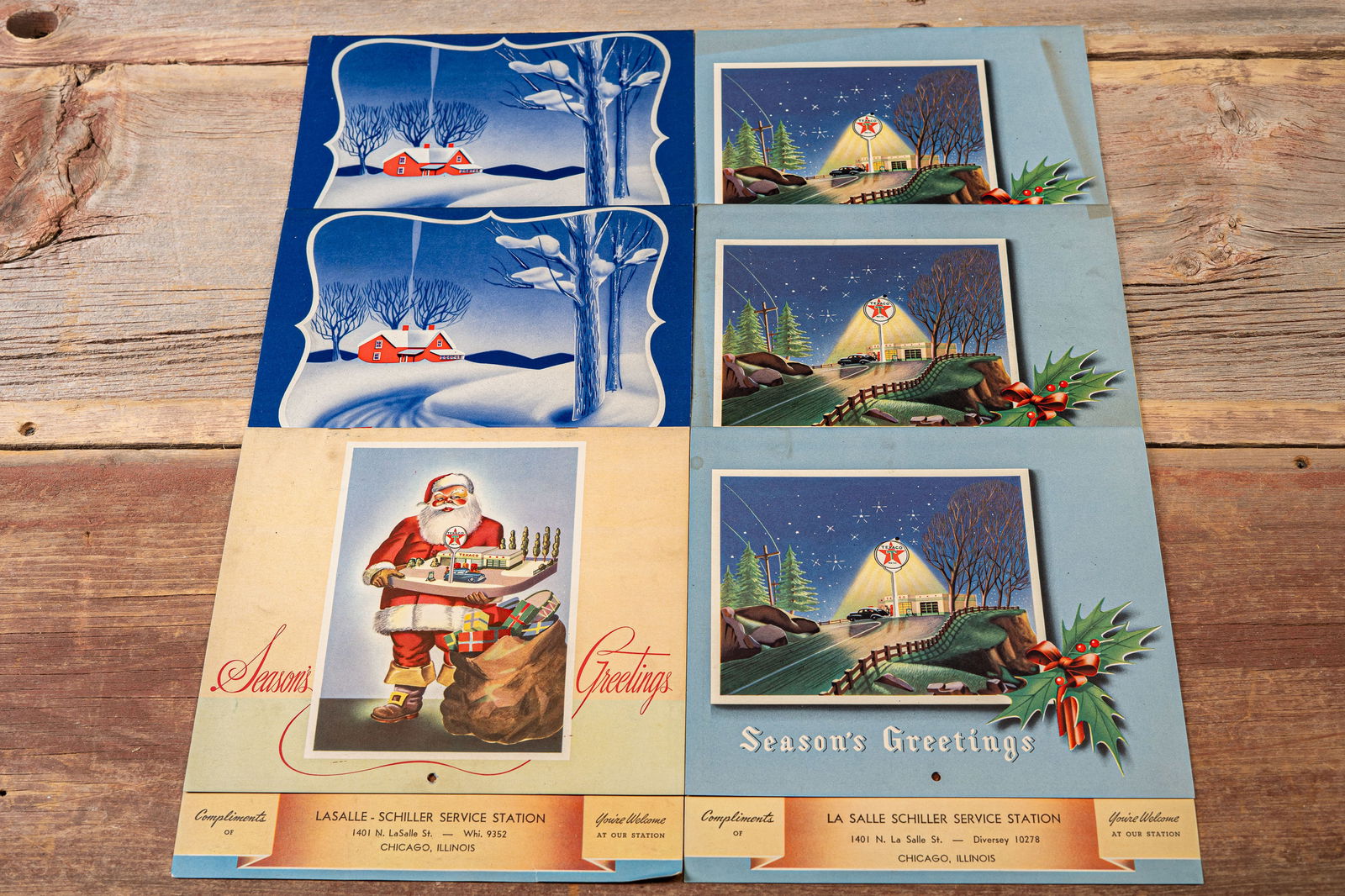 1940s Texaco Service Station Advertising Calendars (1 of 7)