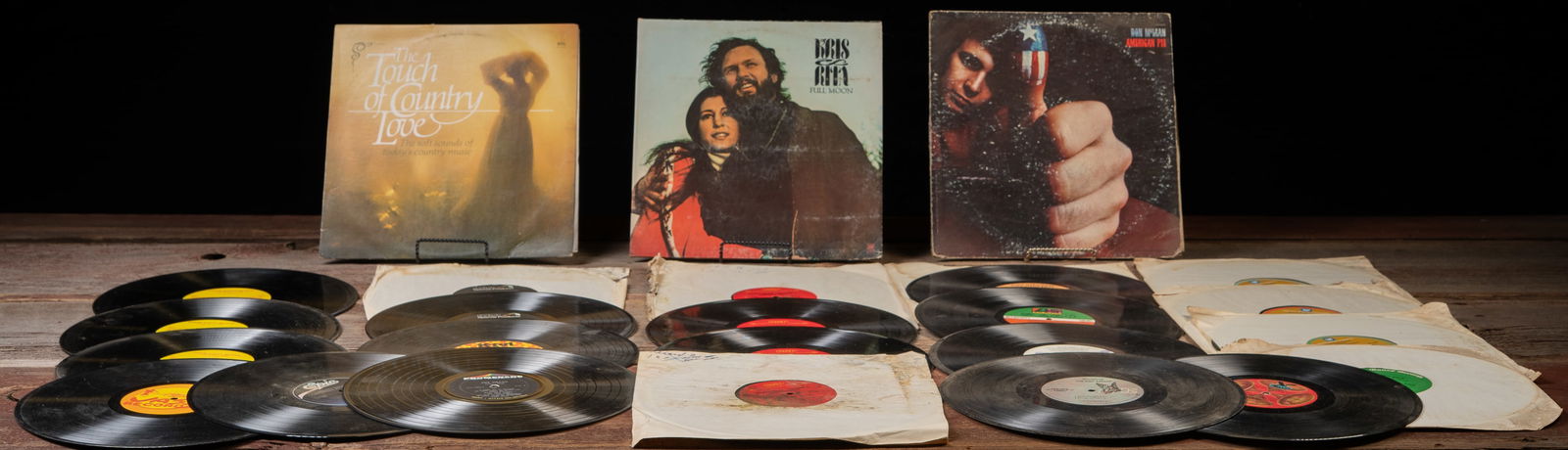 Large Lot of Vintage Vinyls, Mixed (1 of 12)