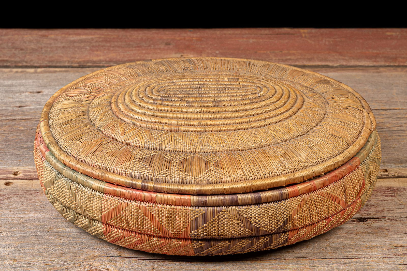 Native American Coiled Basket (1 of 8)