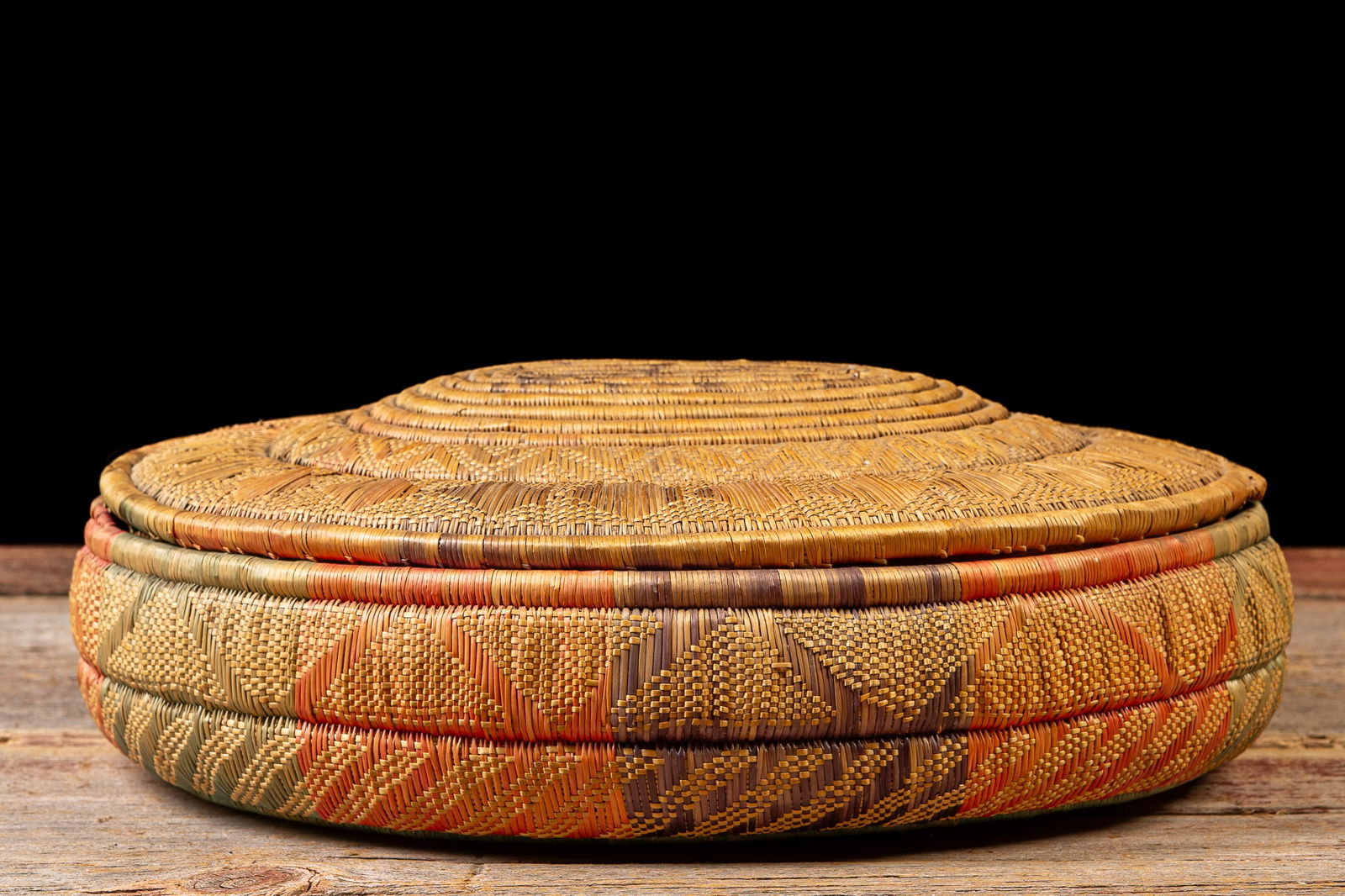 Native American Coiled Basket - 2