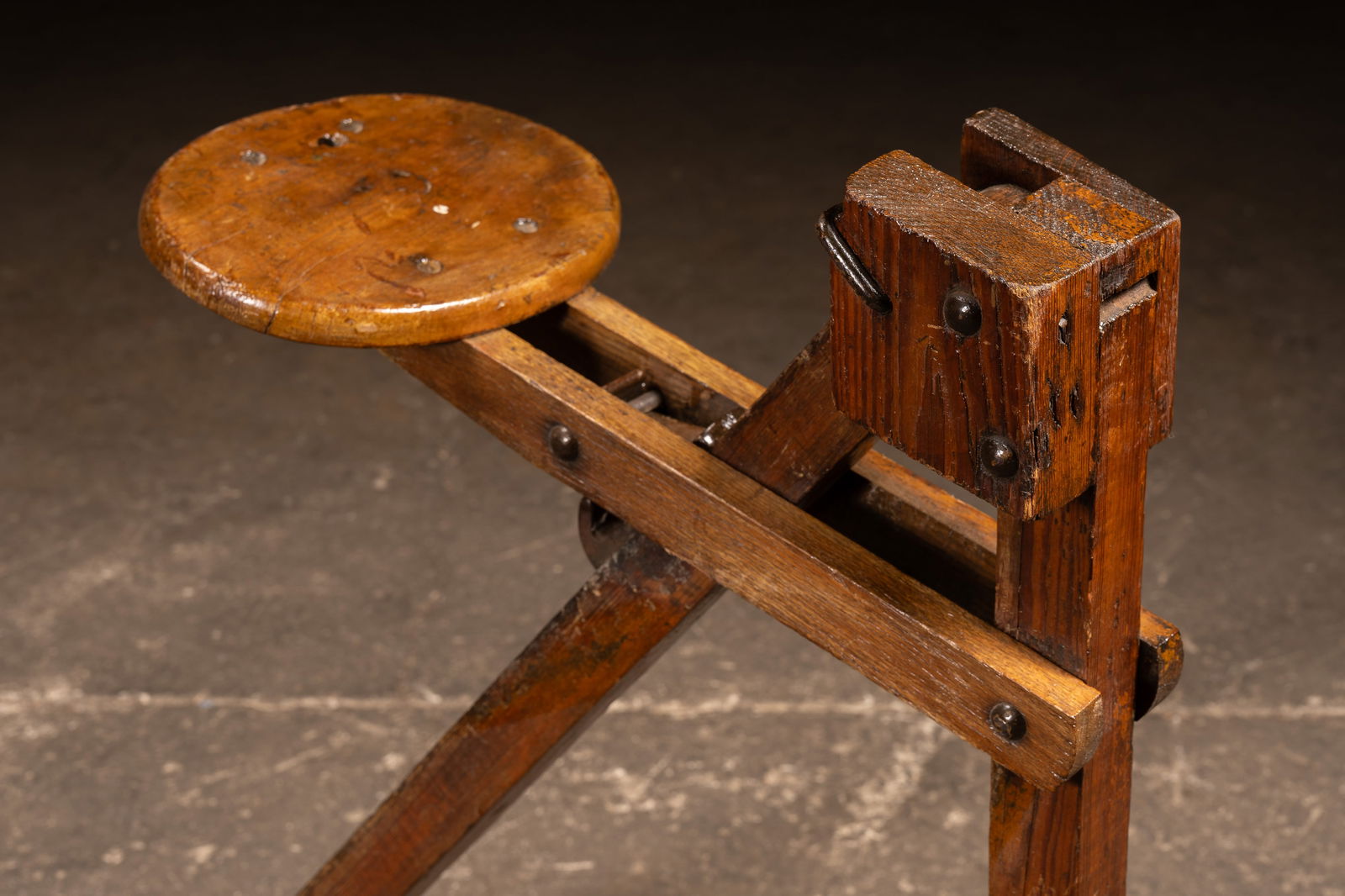 Primitive Wooden Pedal Machine - 2