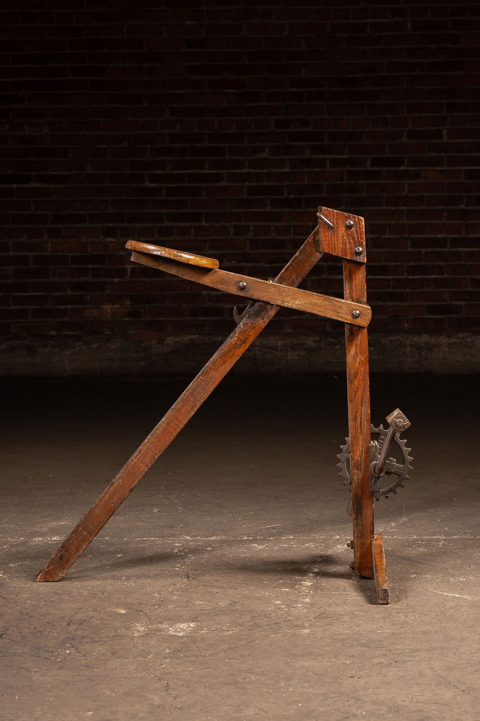 Primitive Wooden Pedal Machine - 5