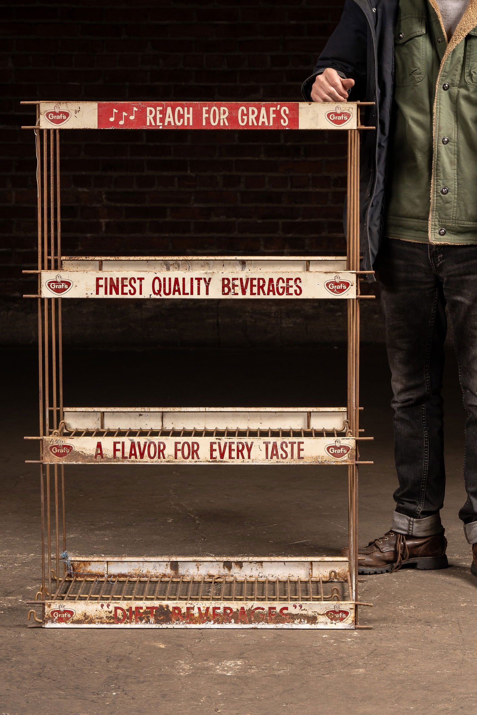 Graf's Bottled Soft Drink Wire Rack - 5