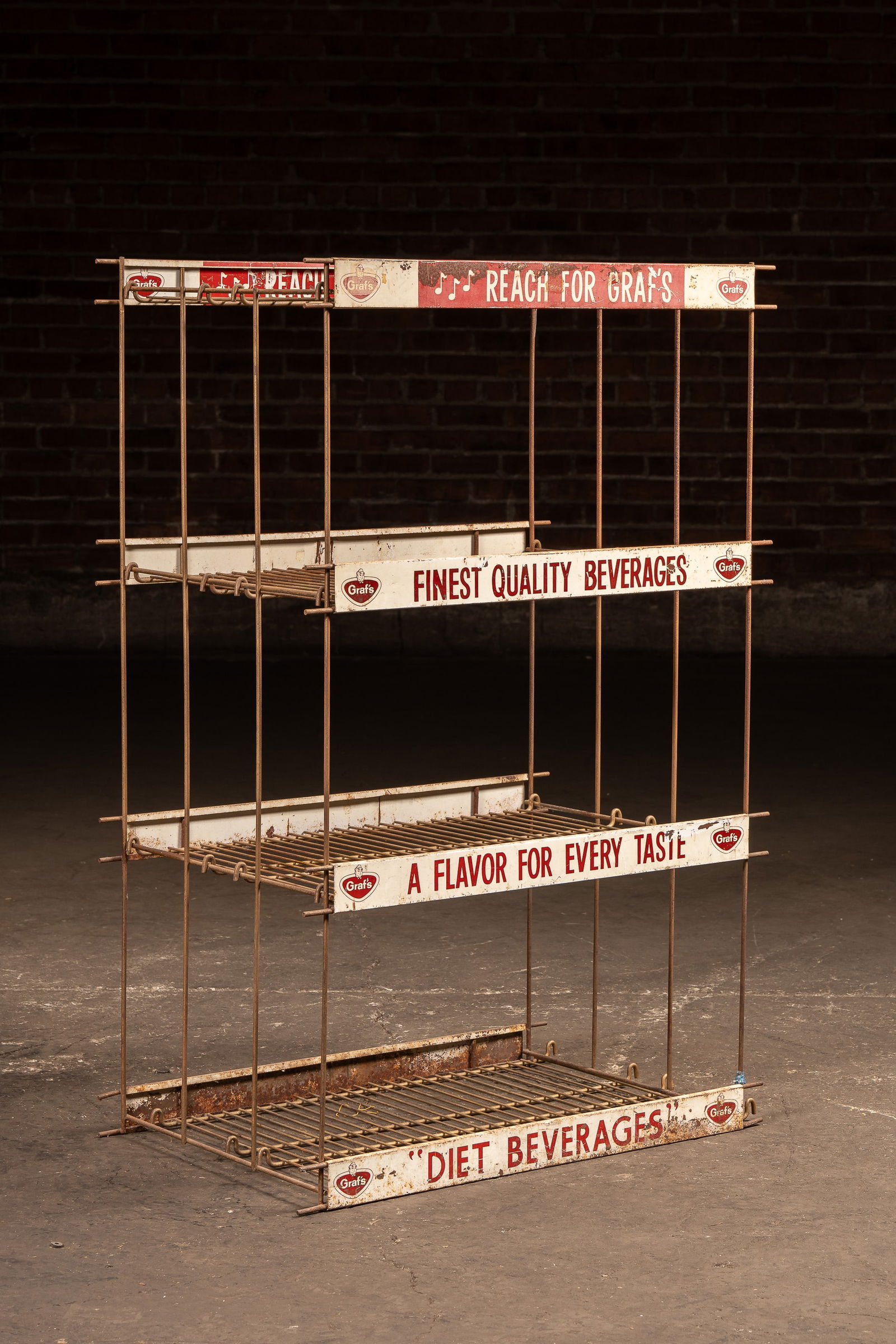 Graf's Bottled Soft Drink Wire Rack - 6