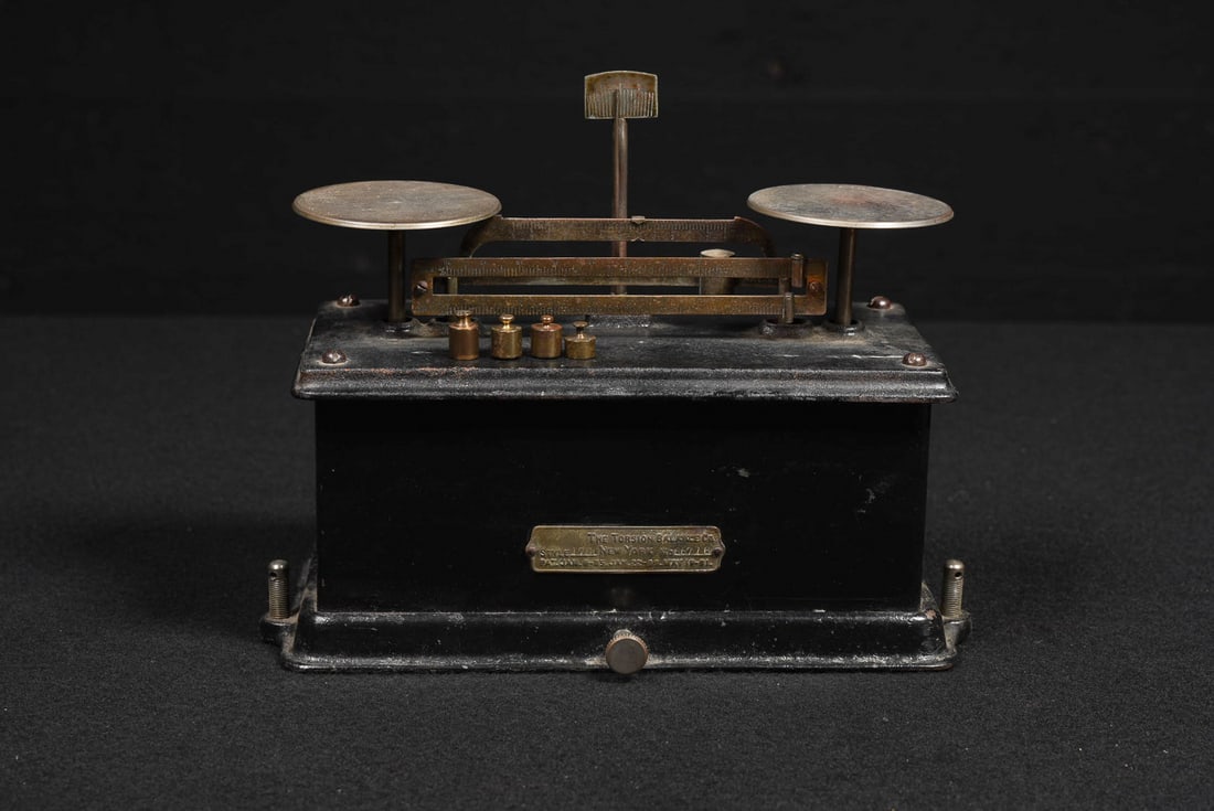 Antique Scientific Balance Scale with Weights (1 of 10)