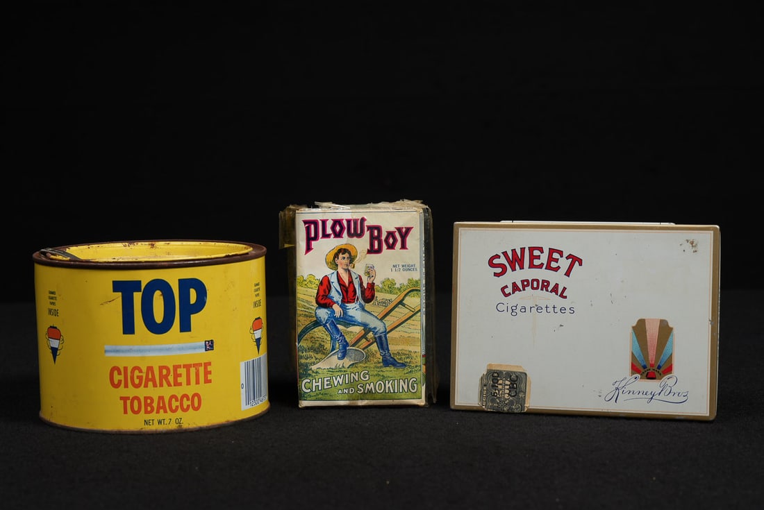 Lot of Vintage Tobacco and Cigarette Tins (1 of 10)