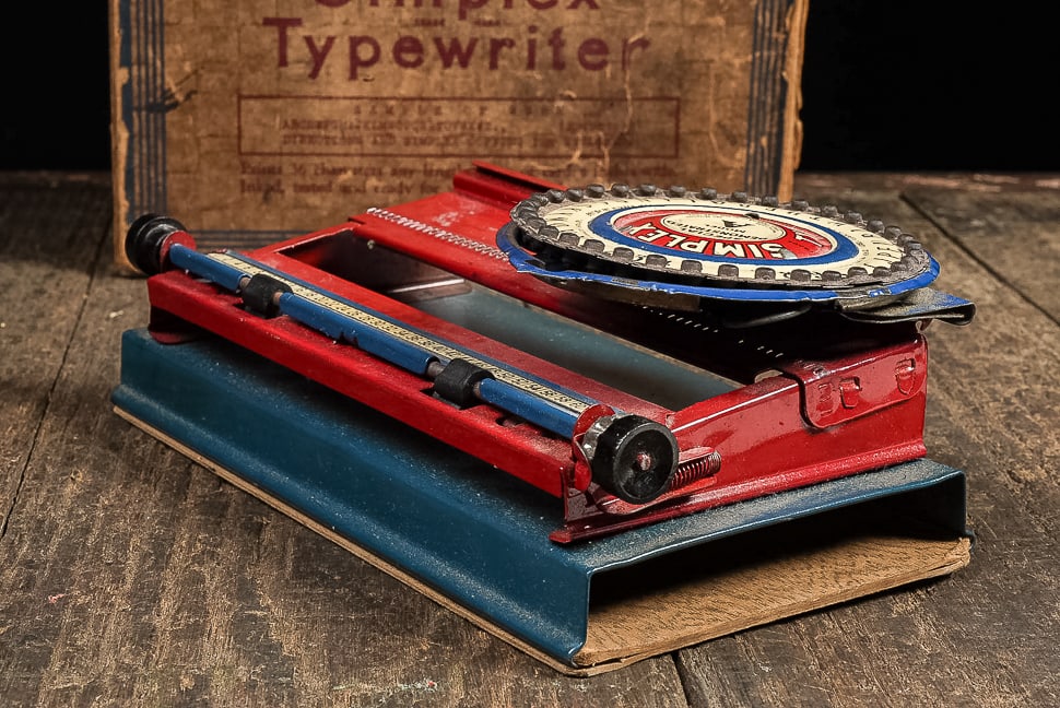 Simplex Model A Typewriter in Original Box - 4