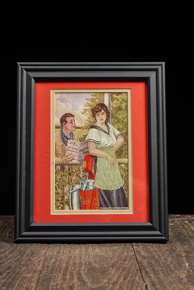 Pleasant Interruption, Sharples Separator Advert: **NOTE: Any shipping quotes provided on this screen are provided by Live Auctioneers. For an in-house shipping quote on this lot, please reach out to us at rockauctiongallery@gmail.com.** C-14576 This