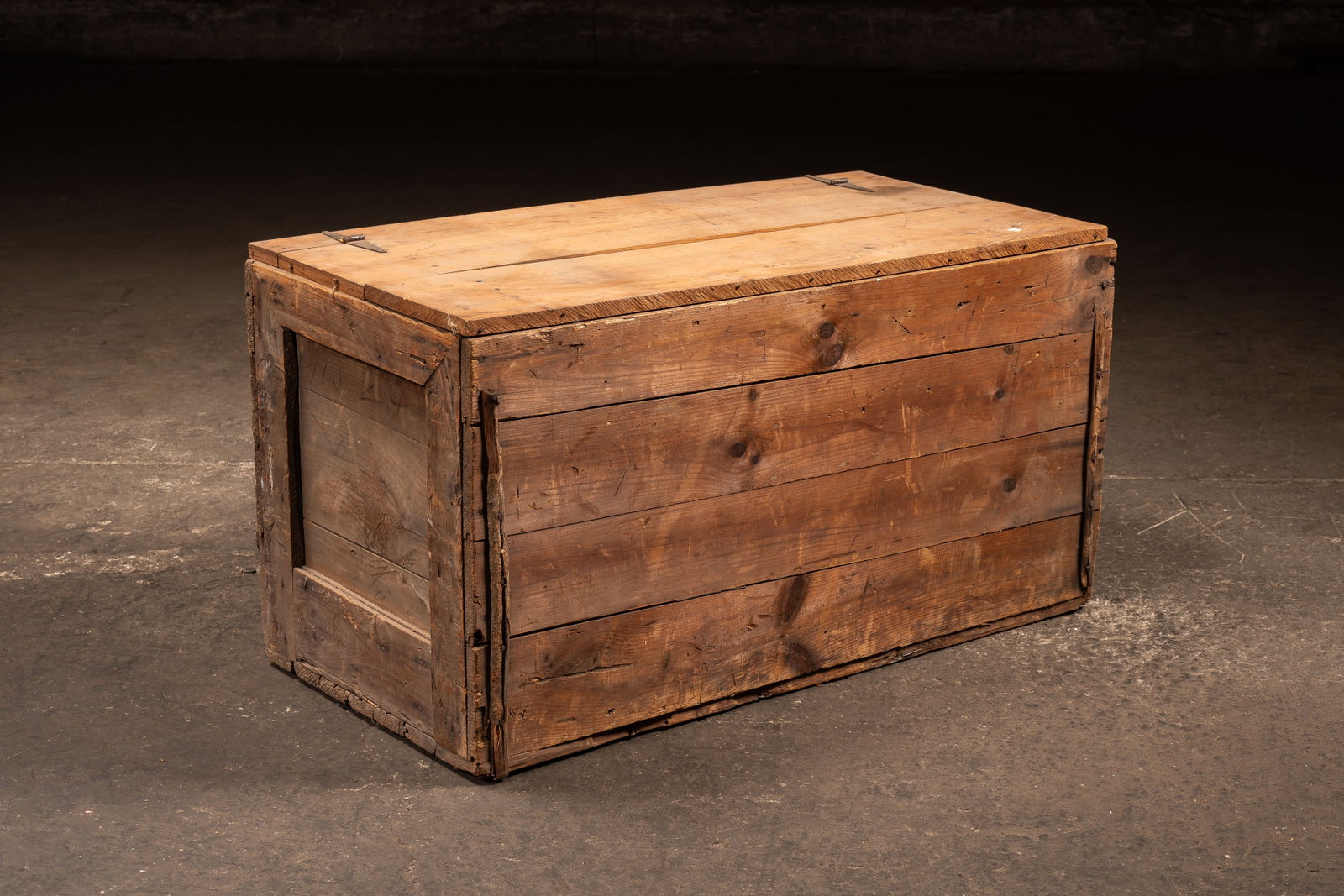Primitive Wood Storage Chest, c. 1900-1920s (1 of 10)
