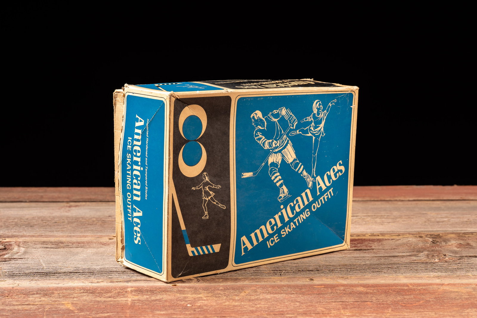 Vintage NOS Ice Skate Set by American: **NOTE: Any shipping quotes provided on this screen or on your Live Auctioneers invoice are provided by Live Auctioneers. In-house shipping is available on all lots. For in-house shipping quotes,