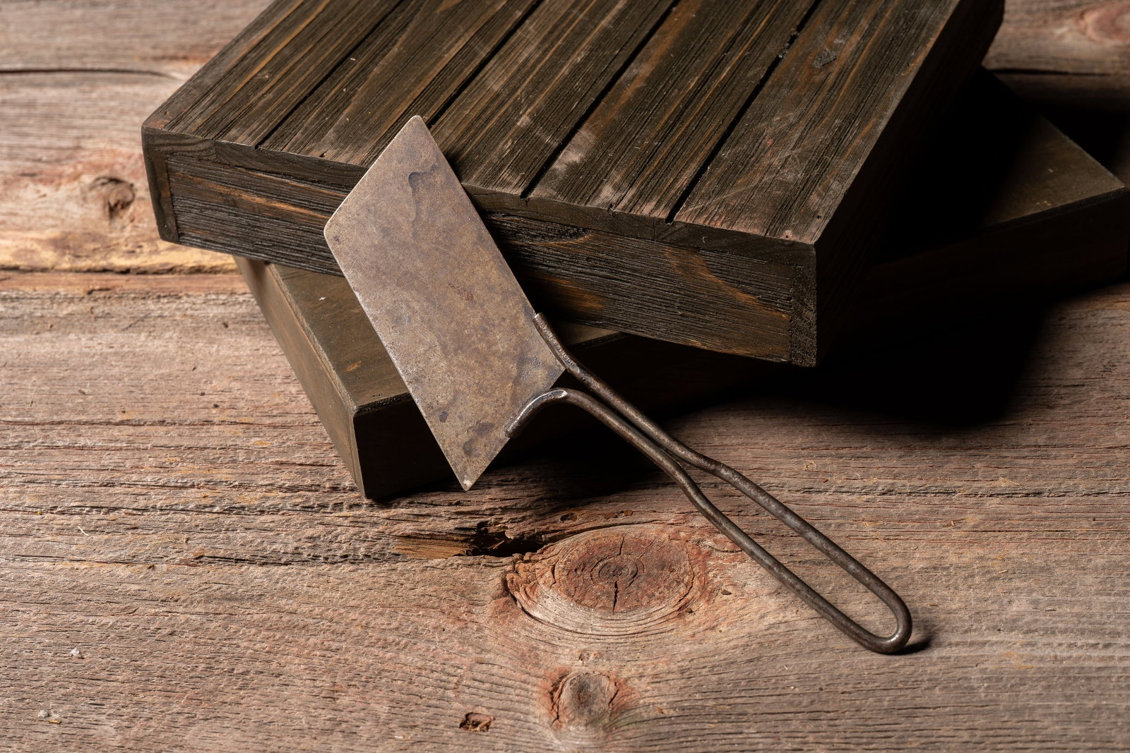 1888 Hand-Forged Iron Meat Cleaver: **NOTE: Any shipping quotes provided on this screen or on your Live Auctioneers invoice are provided by Live Auctioneers. In-house shipping is available on all lots. For in-house shipping quotes, plea