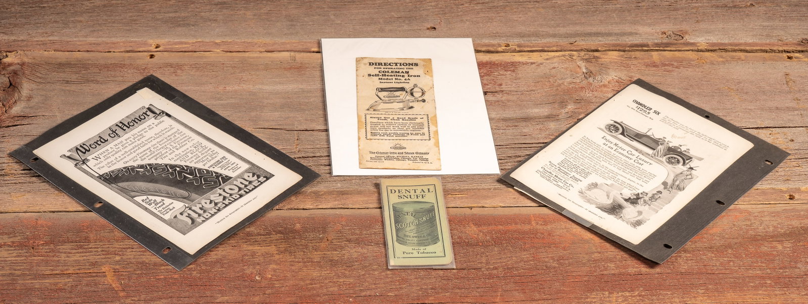 Early 20th Century 4-Piece Print Advertising Lot (1 of 6)