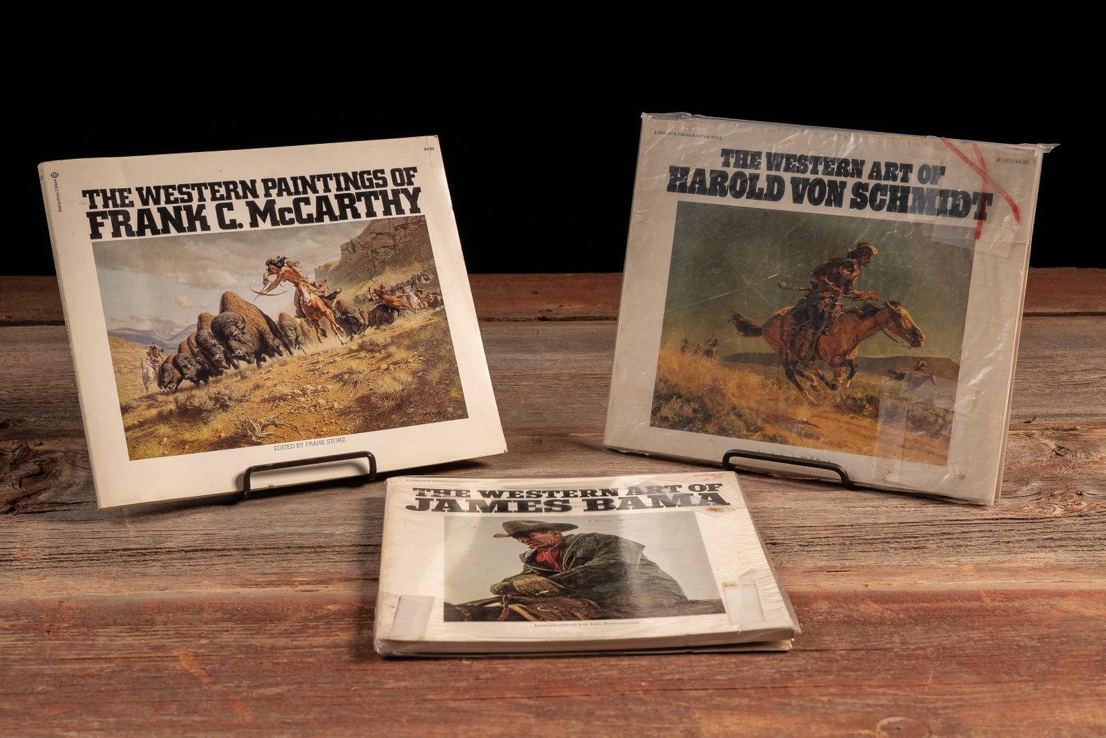 3-Volume Collection of Hardcover Western Art Books: **NOTE: Any shipping quotes provided on this screen or on your Live Auctioneers invoice are provided by Live Auctioneers. In-house shipping is available on all lots. For in-house shipping quotes, plea