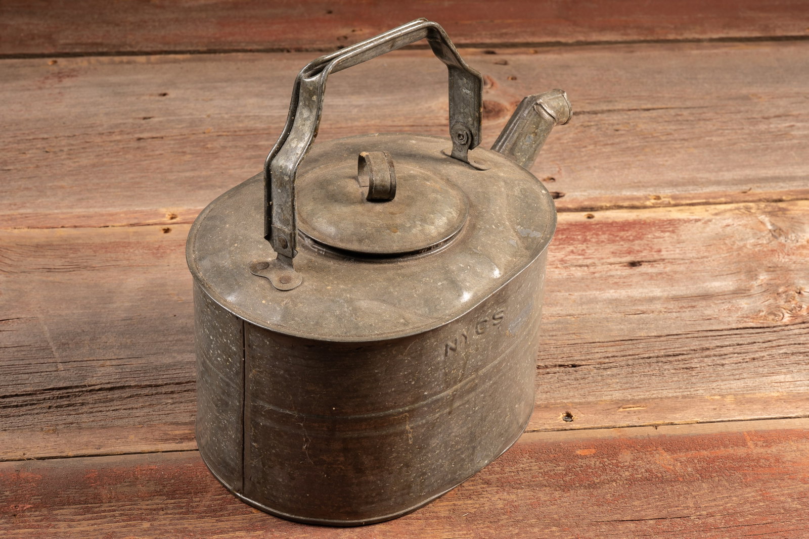 NYCS Railroad Utility Can w Bail Handle and Spout: **NOTE: Any shipping quotes provided on this screen or on your Live Auctioneers invoice are provided by Live Auctioneers. In-house shipping is available on all lots. For in-house shipping quotes, plea