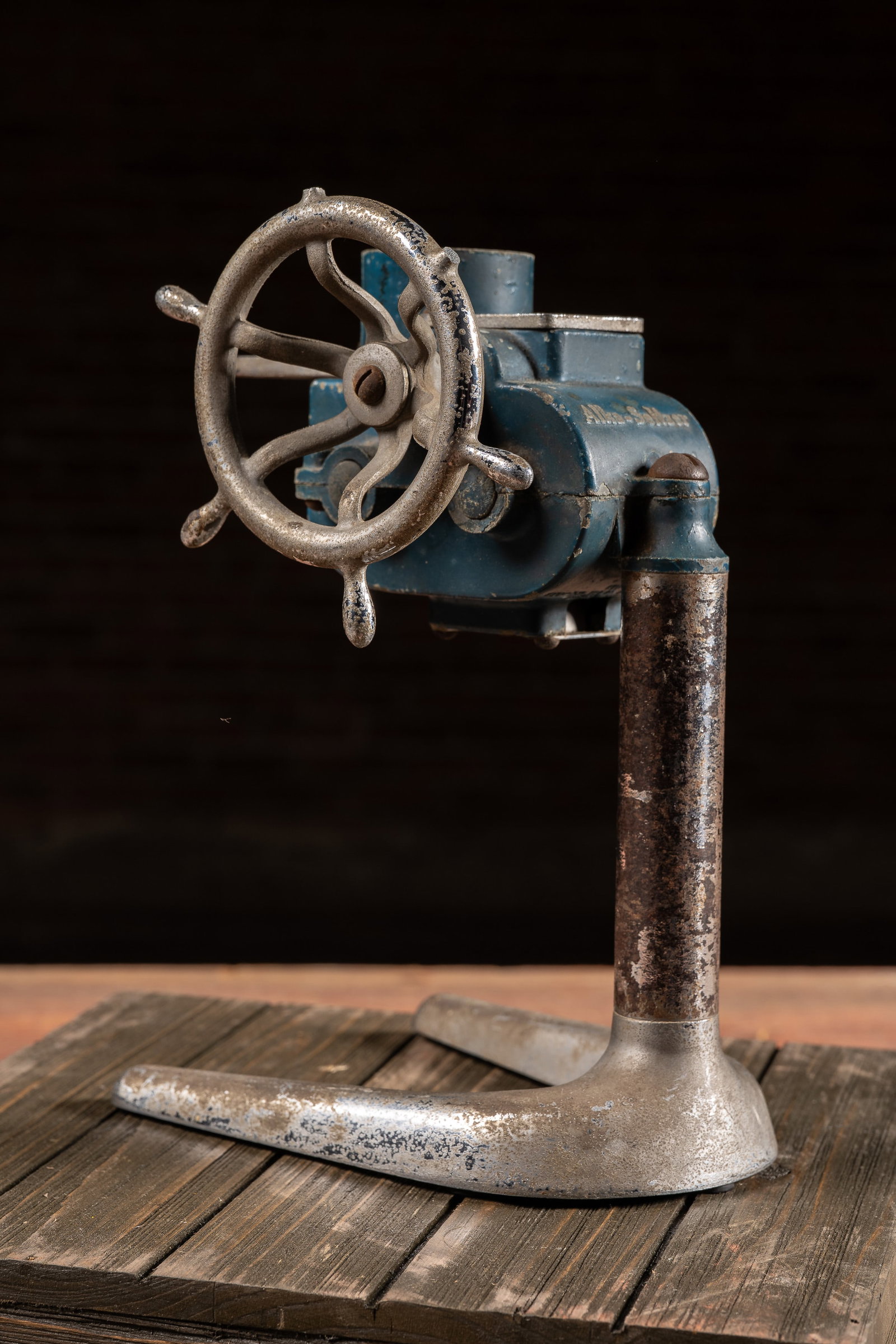 Cast Iron Alka-Seltzer Store Hand Crank Dispenser (1 of 5)