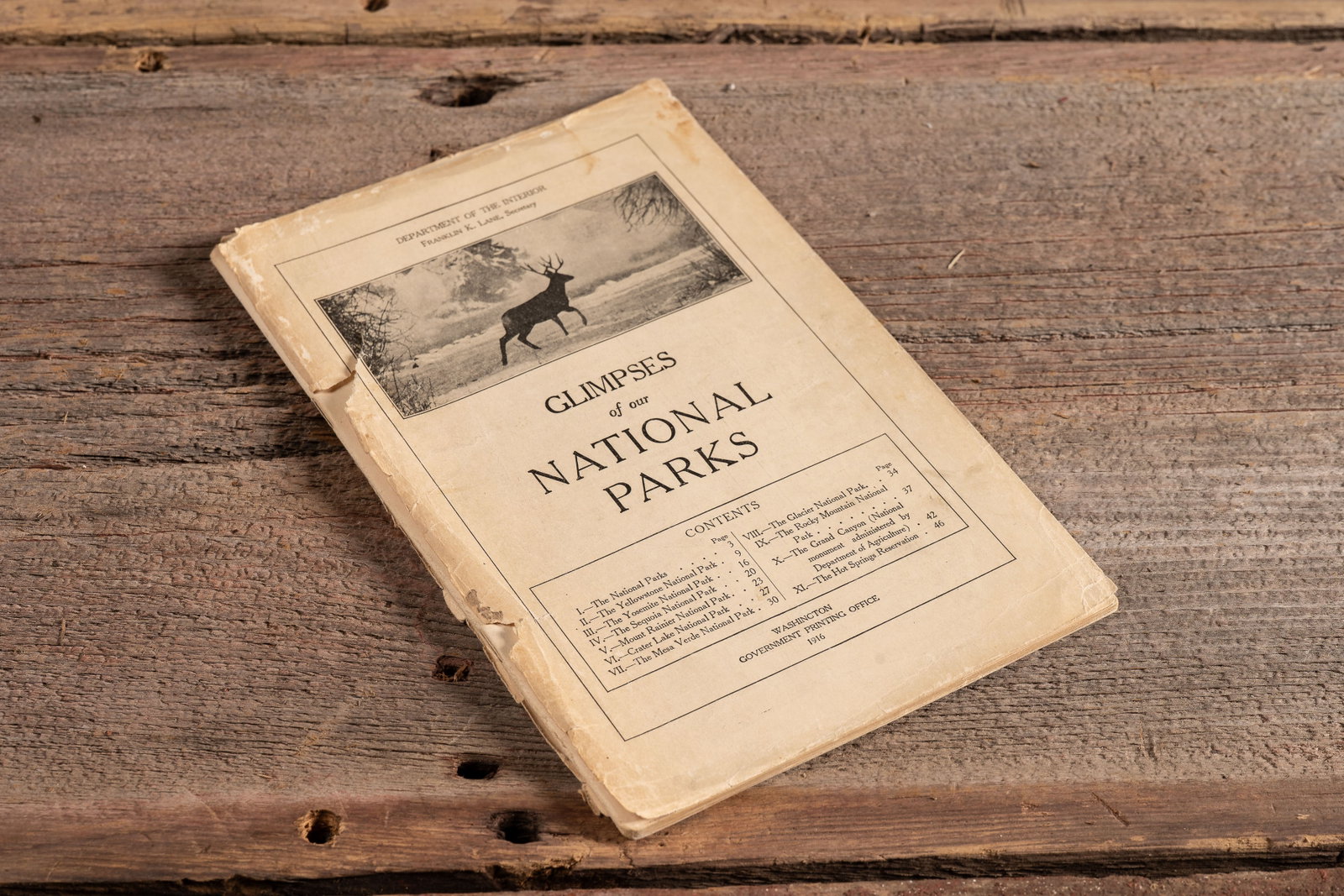 Glimpses of Our National Parks– 1916 U.S. Booklet: **NOTE: Any shipping quotes provided on this screen or on your Live Auctioneers invoice are provided by Live Auctioneers. In-house shipping is available on all lots. For in-house shipping quotes,