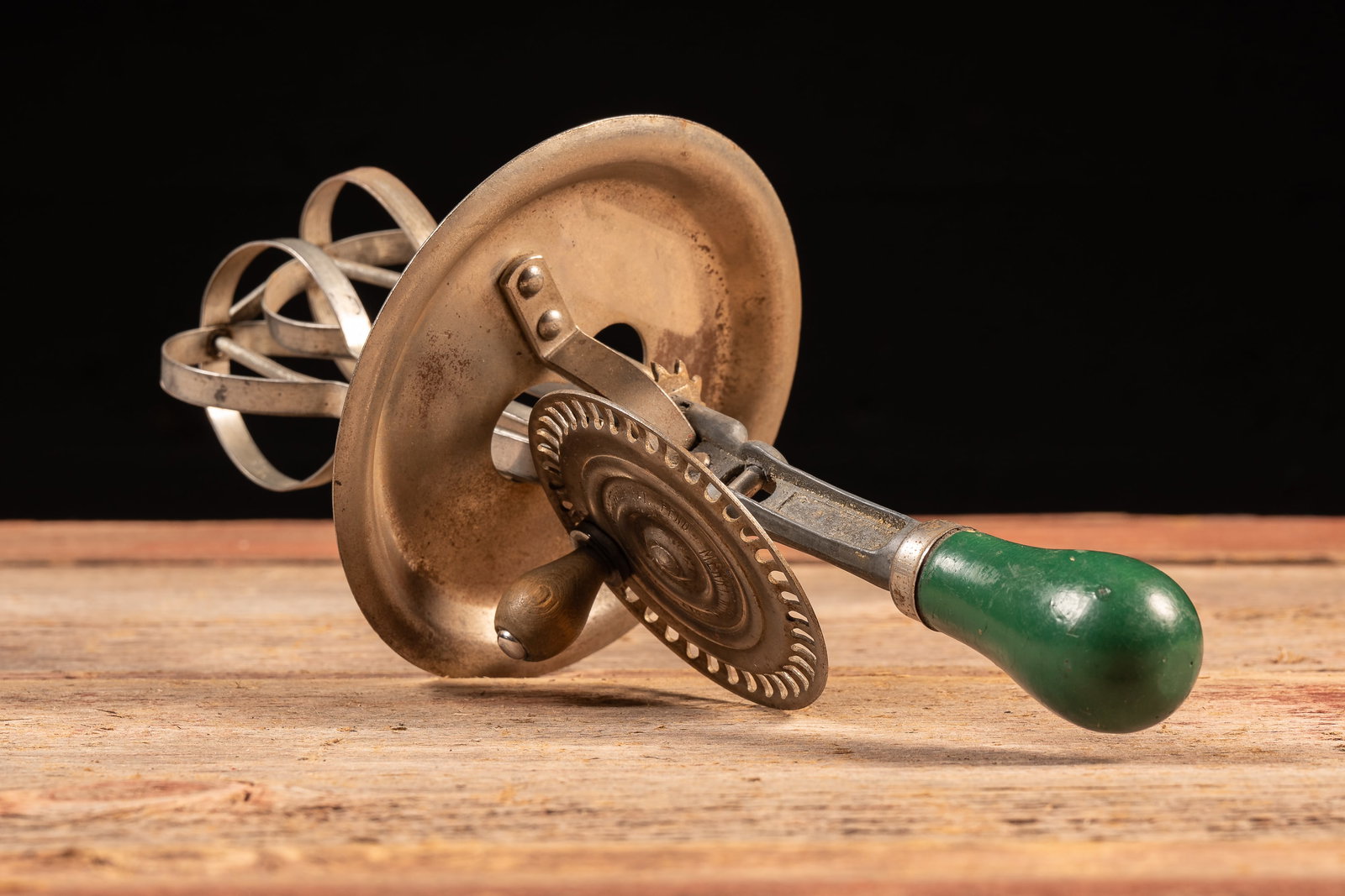 Early - Mid 20th C. Mechanical Hand Crank Mixer: **NOTE: Any shipping quotes provided on this screen or on your Live Auctioneers invoice are provided by Live Auctioneers. In-house shipping is available on all lots. For in-house shipping quotes, plea