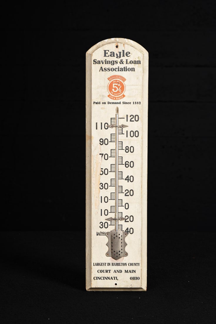Eagle Savings and Loan Advertising Thermometer (1 of 7)