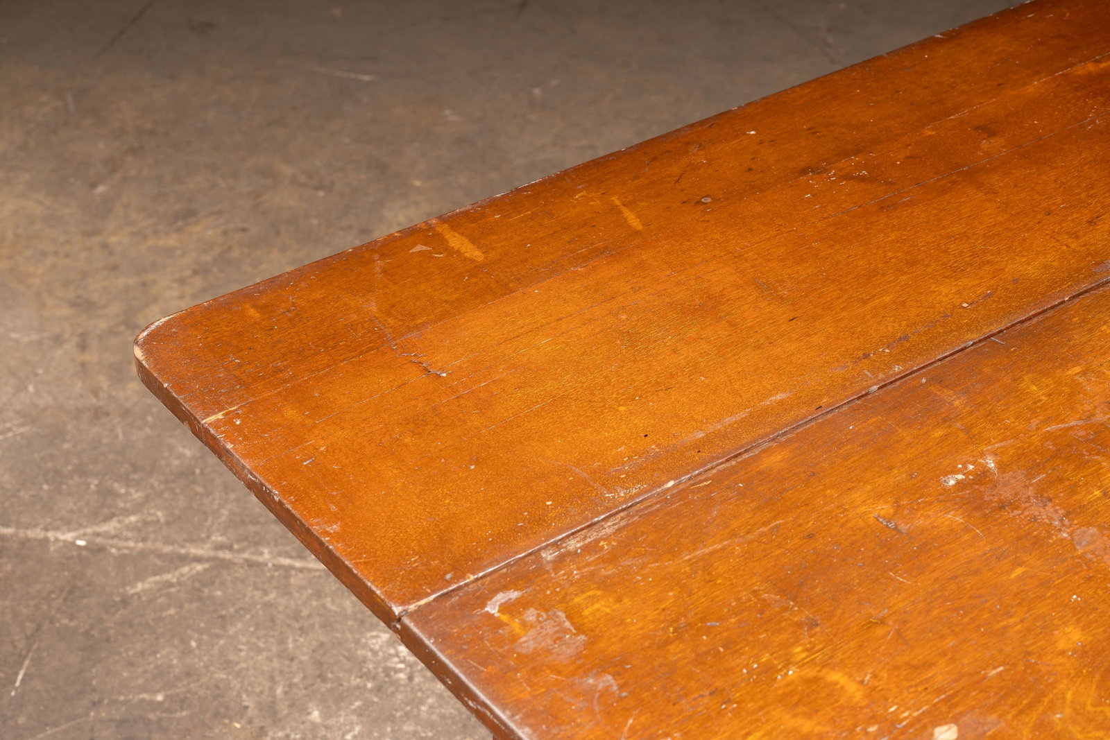 Antique Drop Leaf Dining Table with Casters - 8